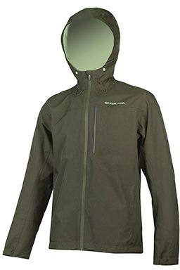 Hummvee Waterproof Hood Jacket Tummanvihreä XL