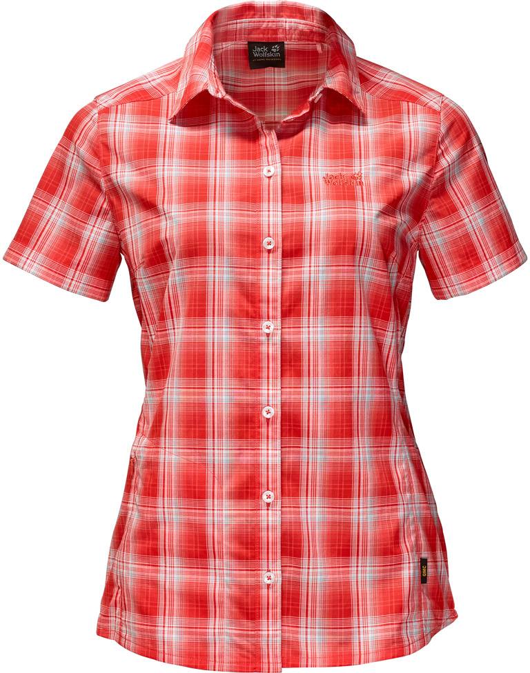 ROCK CHILL SHIRT WOMEN Fiery red checks M