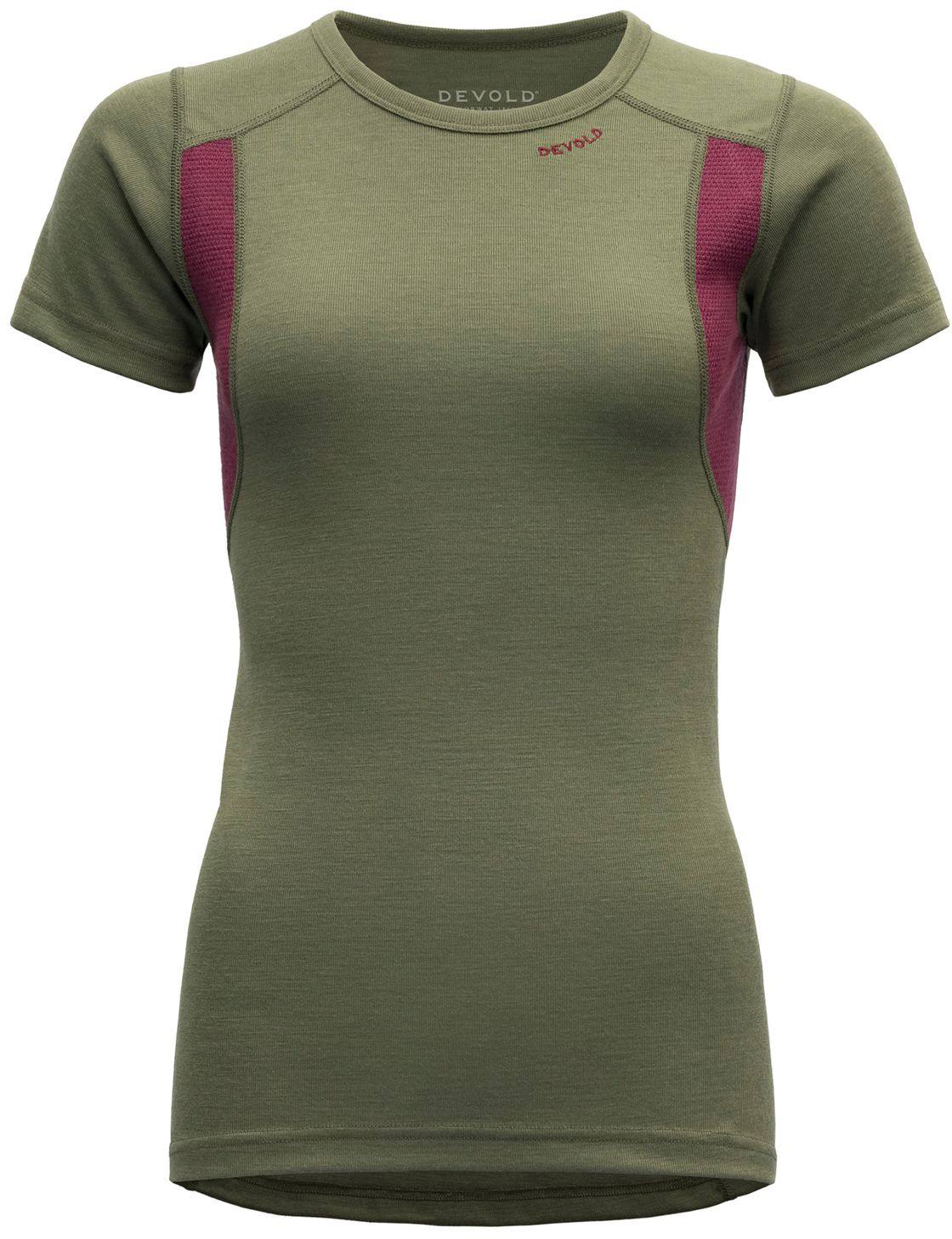 Devold Hiking Woman Tee Lichen Green L