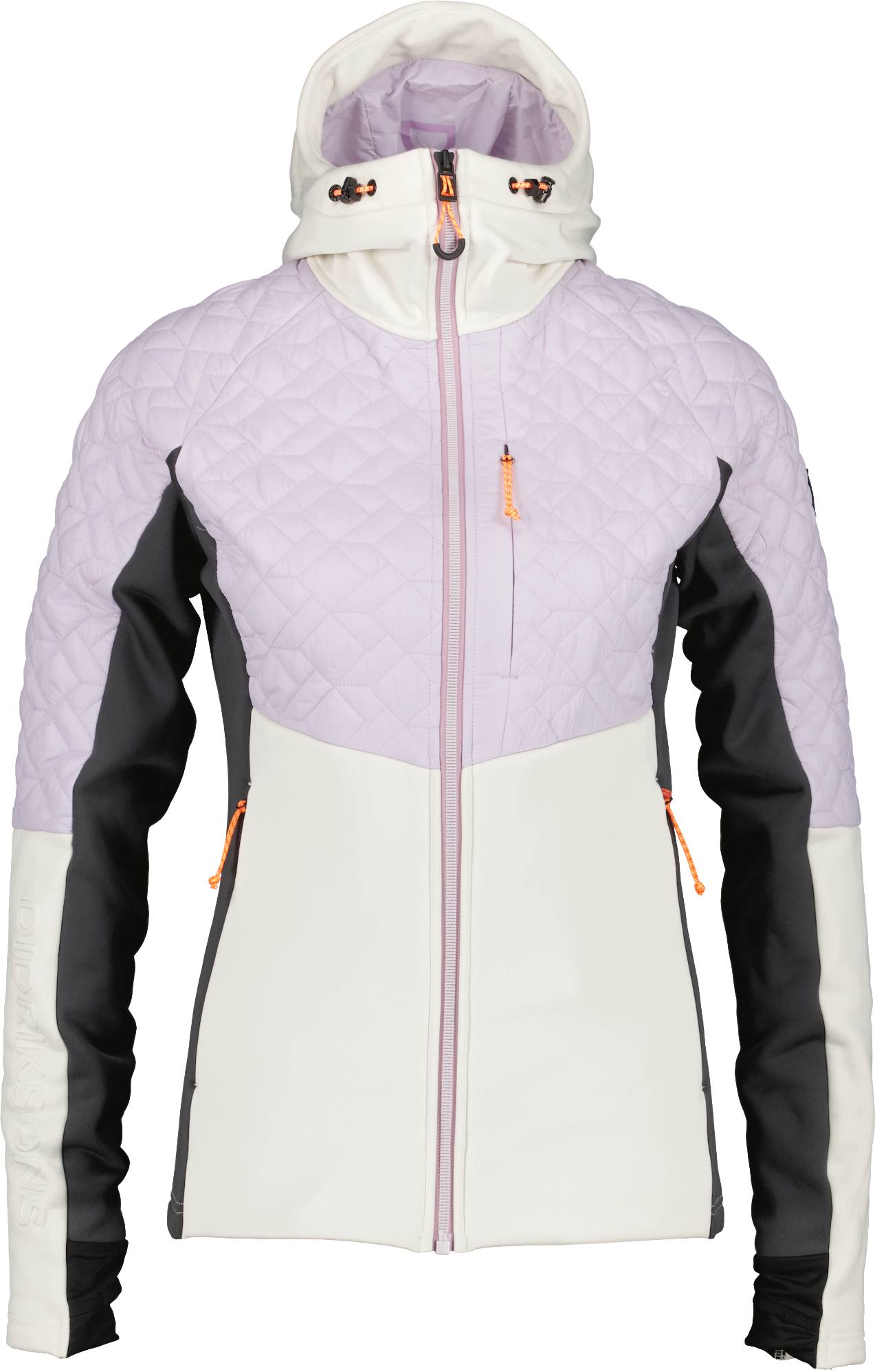 Didriksons Women’s Lyra Full Zip Lila/Valkoinen 48