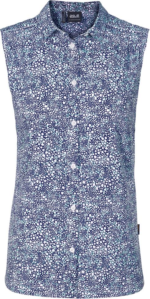 Wahia Print Sleeveless Shirt Sininen XXL