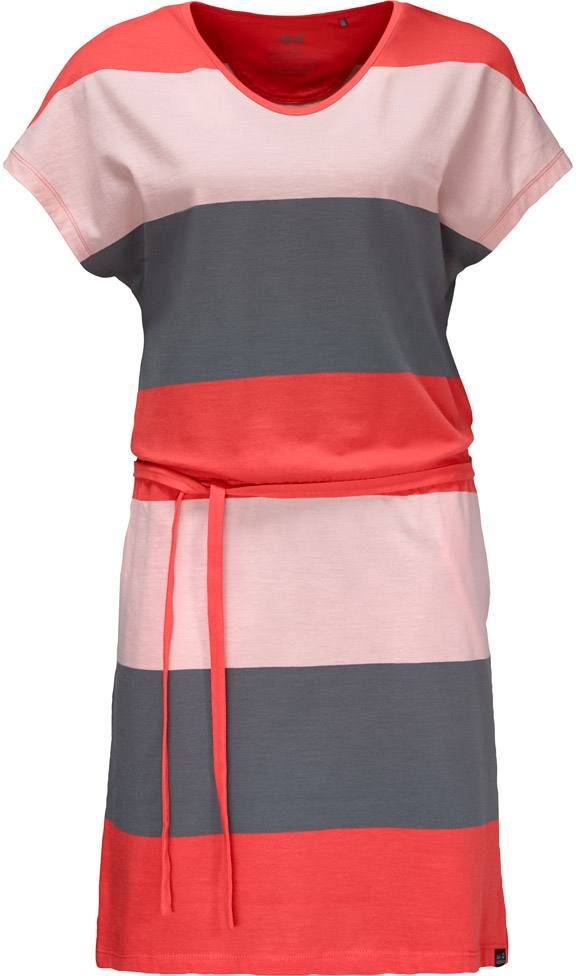 ISLA DEL SOL DRESS Tarmac grey stripes M