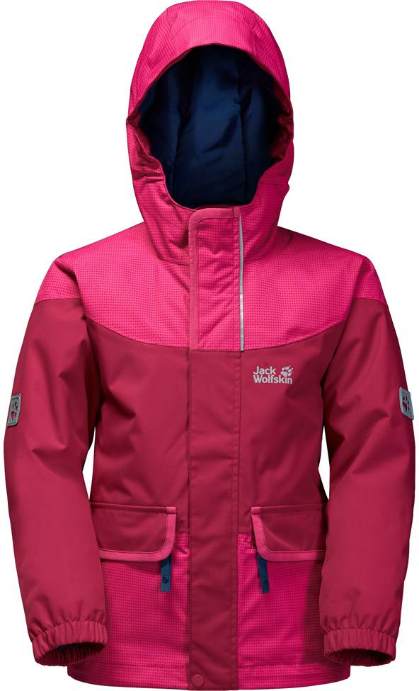 Glacier Bay Jacket Girls Punainen 140