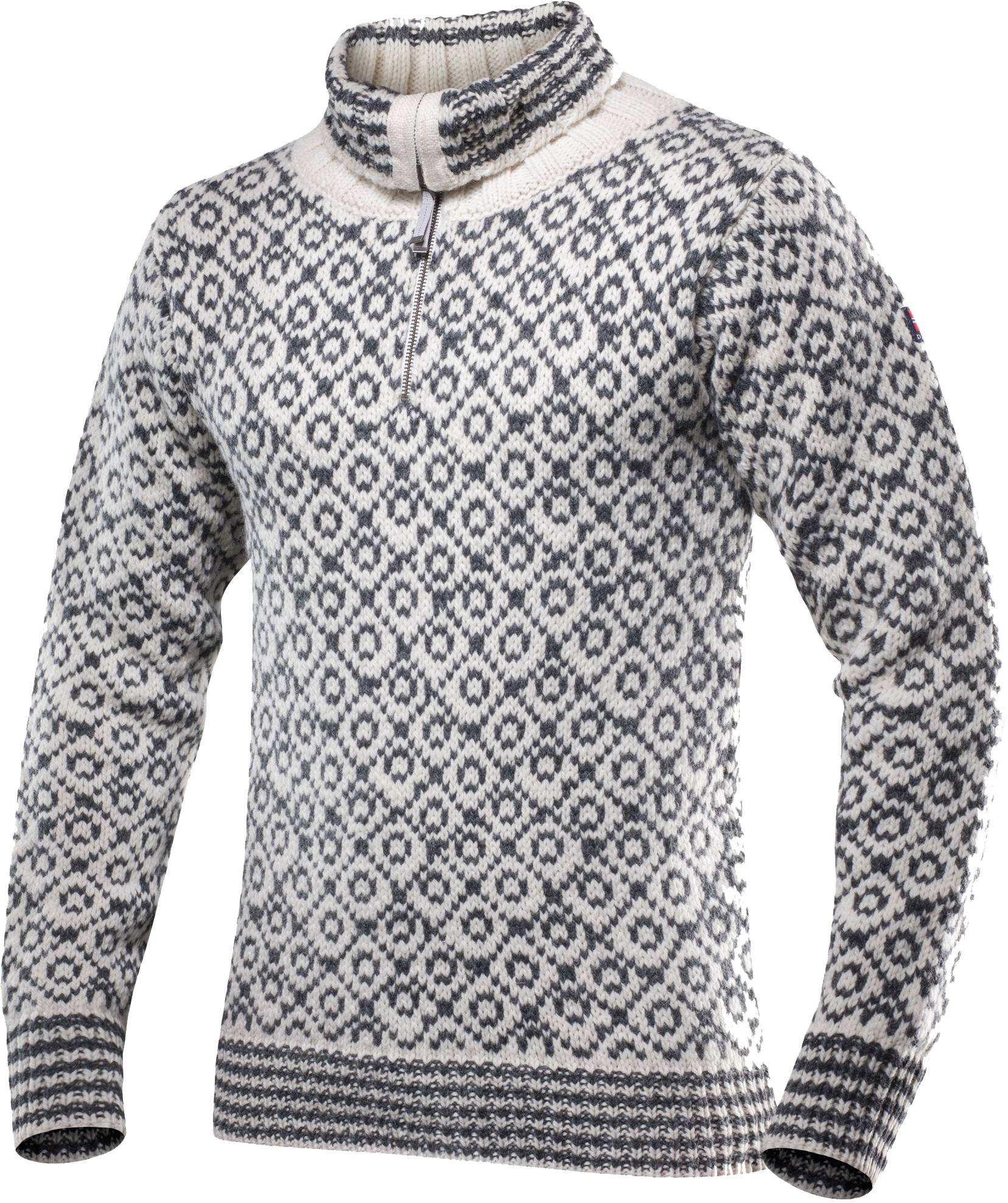 Svalbard Zip Neck Luonnonvalkoinen XXL