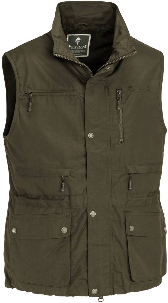 Pinewood New Tiveden Vest Dark olive XL