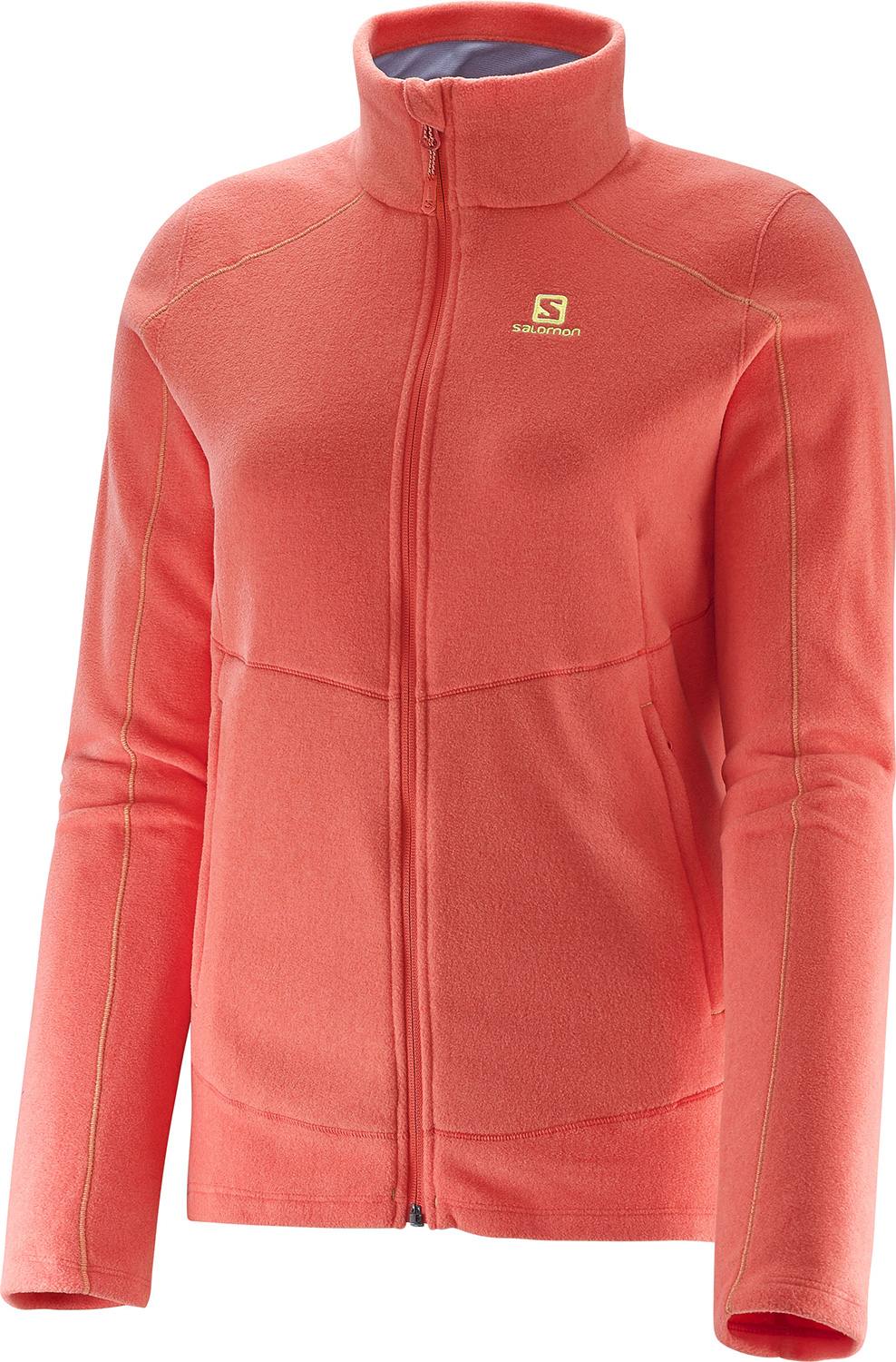 Contour Full Zip Midlayer Women Coral L