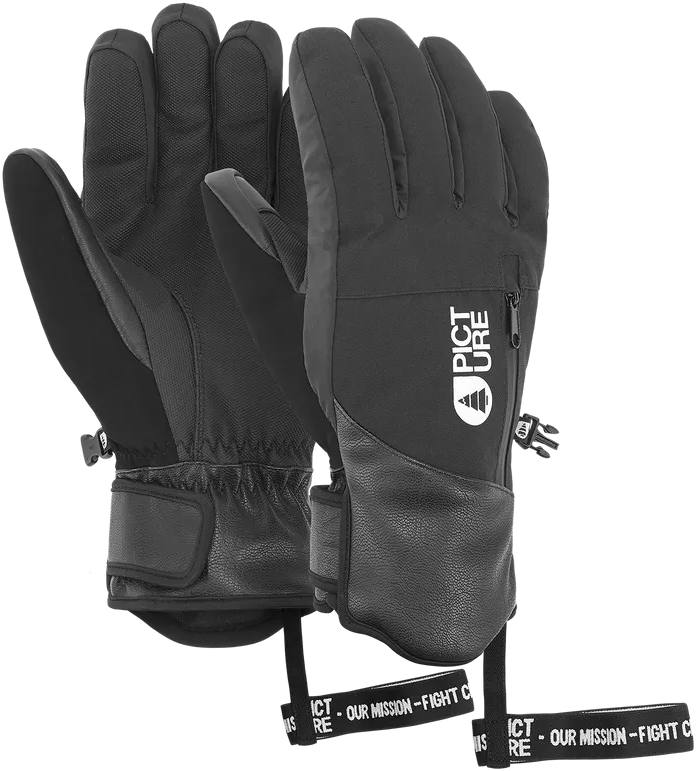 Picture Organic Clothing Madson Gloves Musta 11