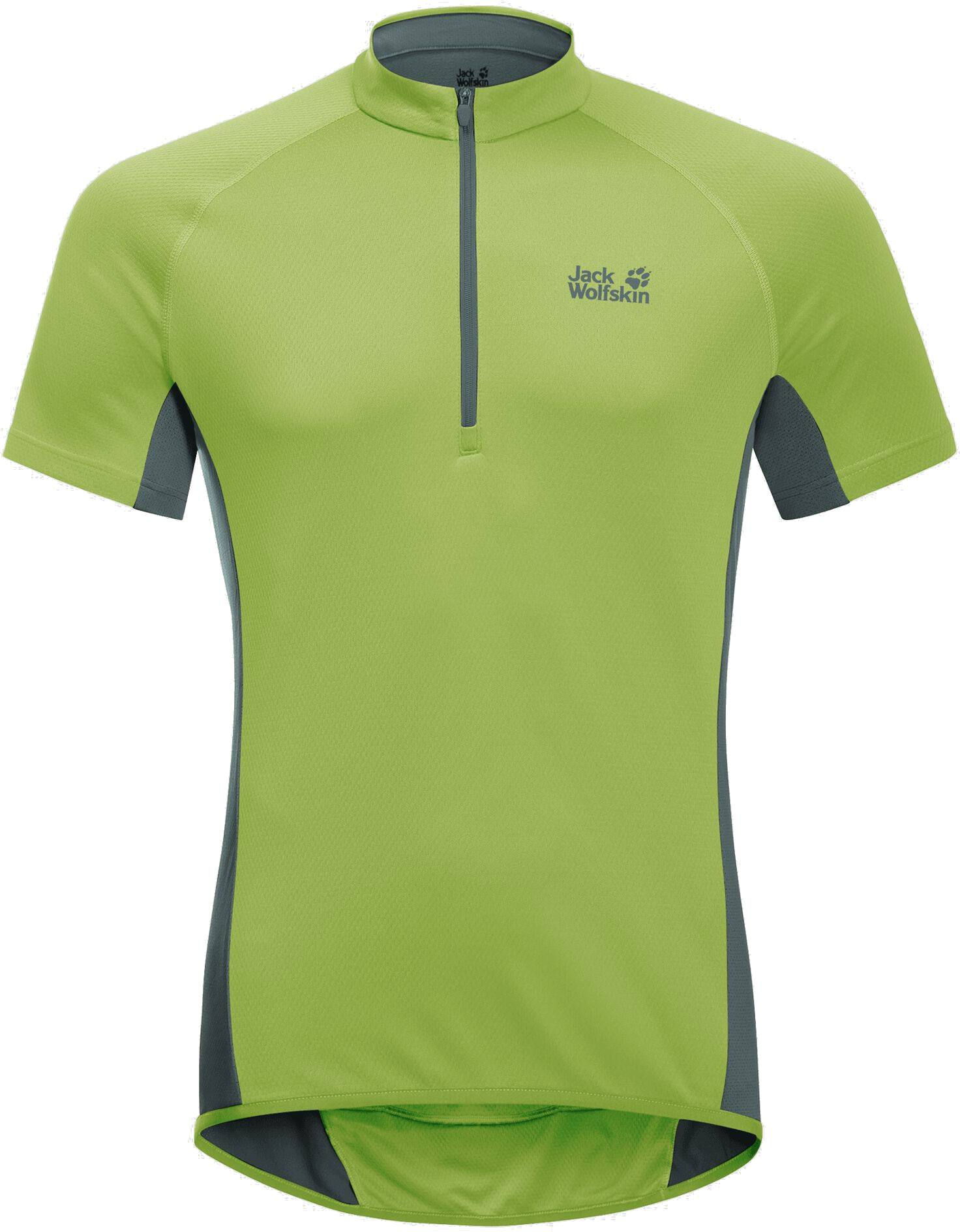 Jack Wolfskin Tourer Halfzip Tee M Lime XXL