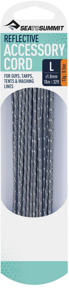 Reflective Accessory Cord 1,8mm/10m Harmaa