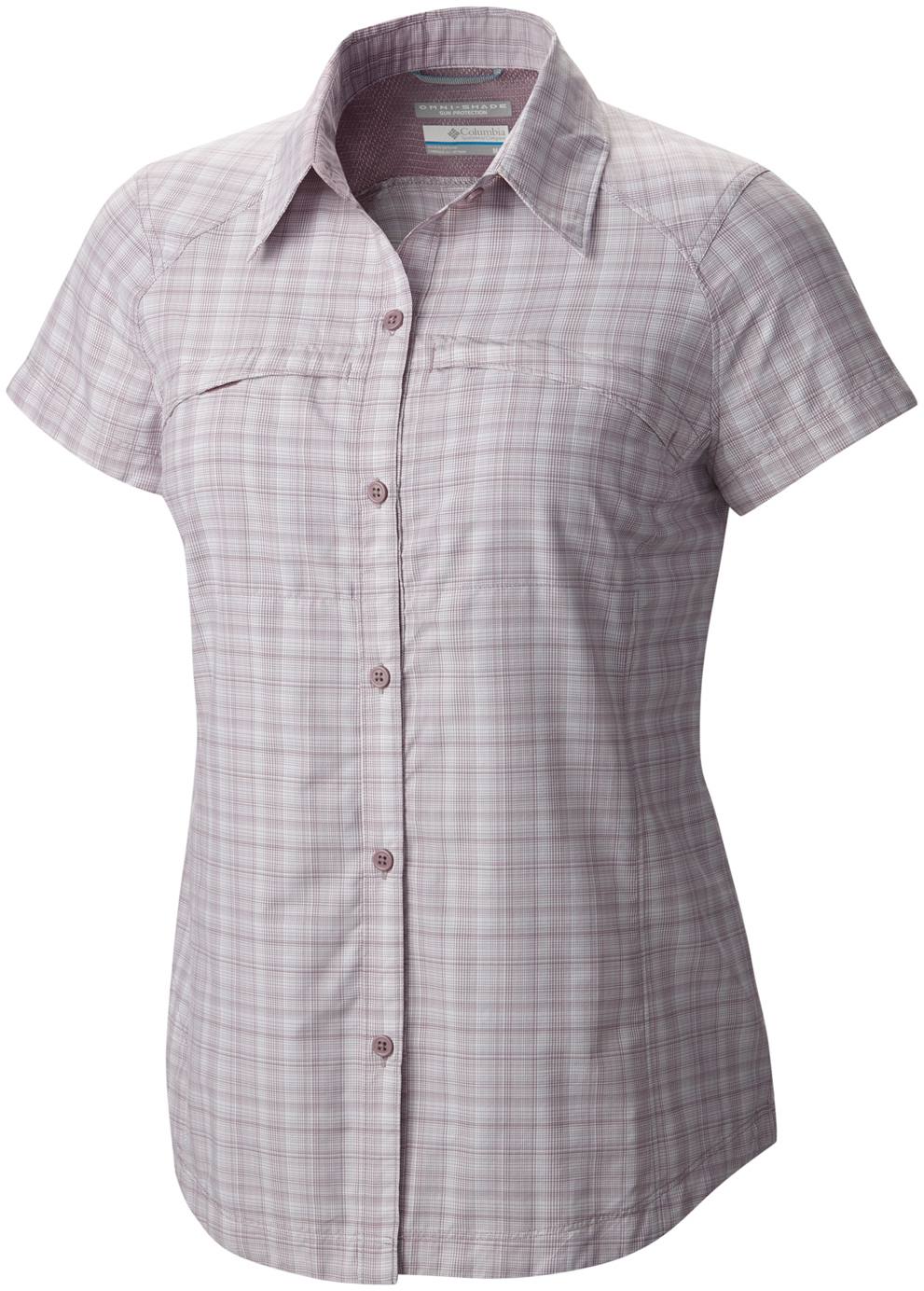 Silver Ridge Multi Plaid Womens Short Sleeve Sparrow M