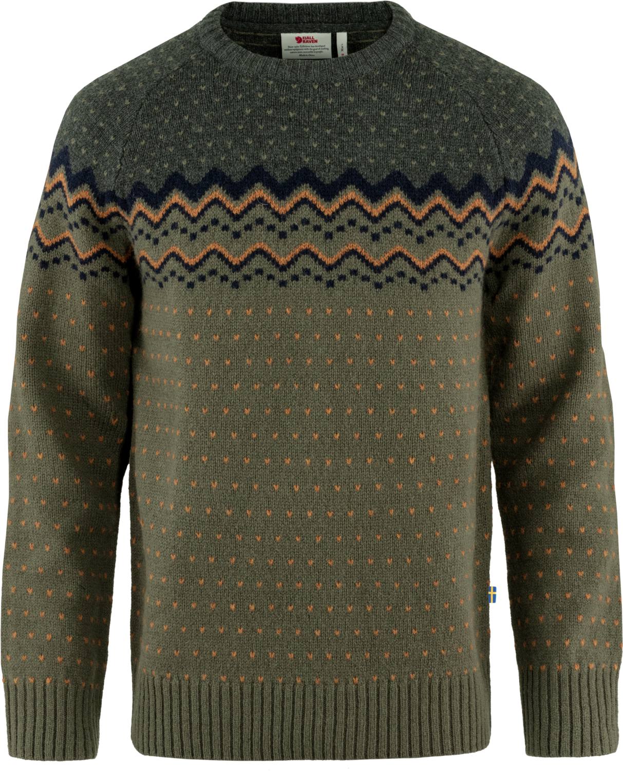 Fjällräven Övik Knit Sweater Laurel Green XXL