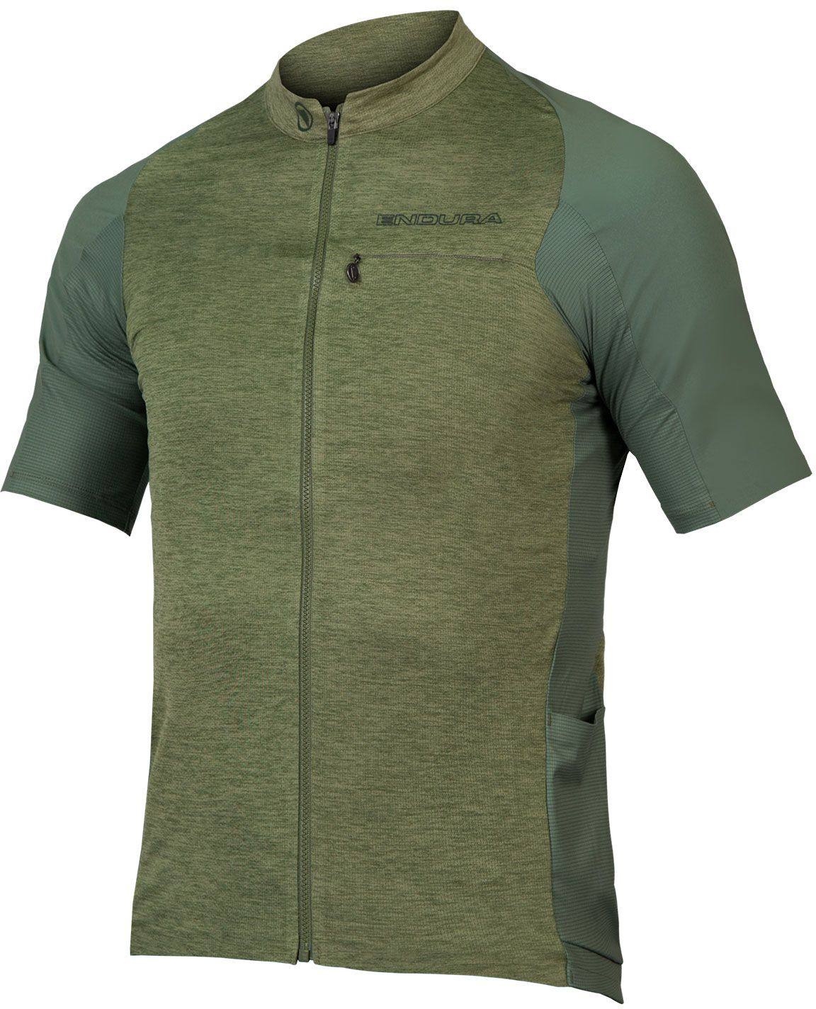 Endura GV500 Reiver S/S Jersey Oliivi M