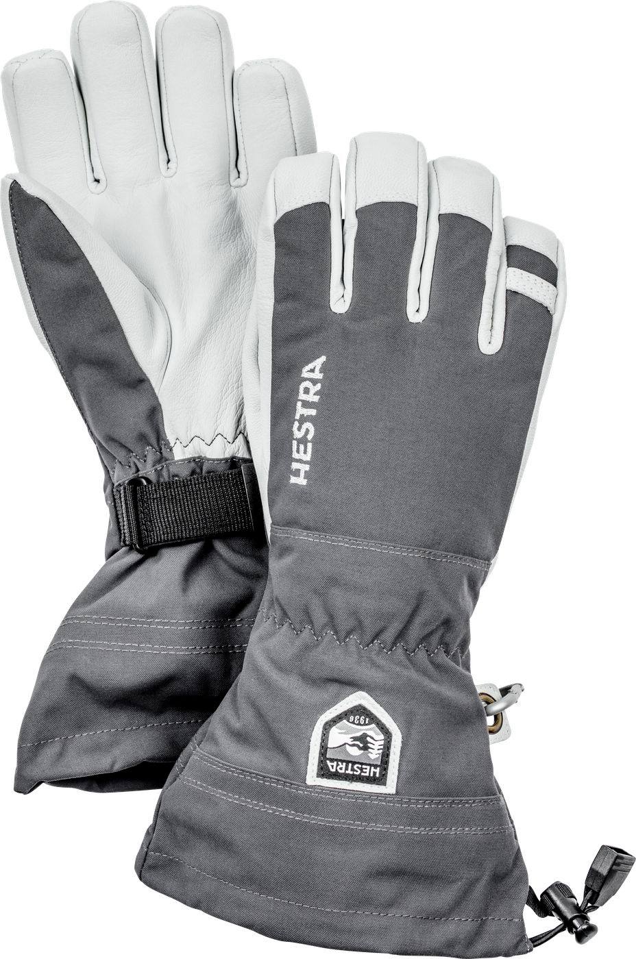 Army Leather Heli Ski Glove Harmaa 11