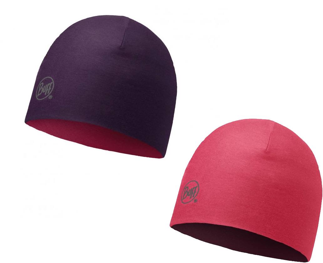 Merino Reversible Hat Plum