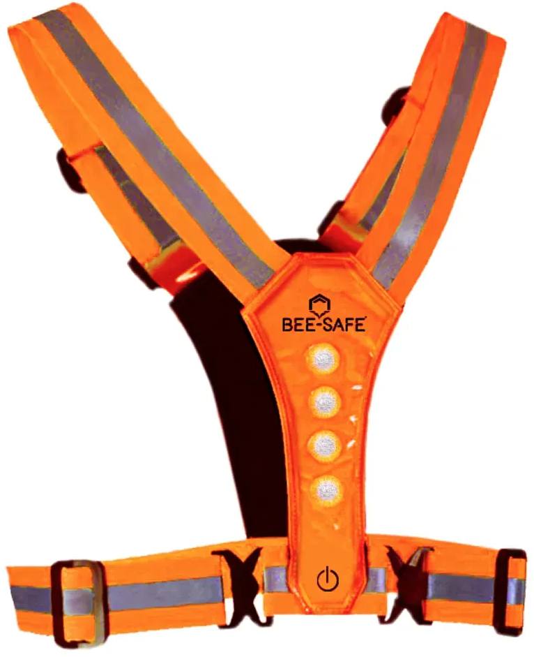 Bee Sports Led Harness USB Oranssi