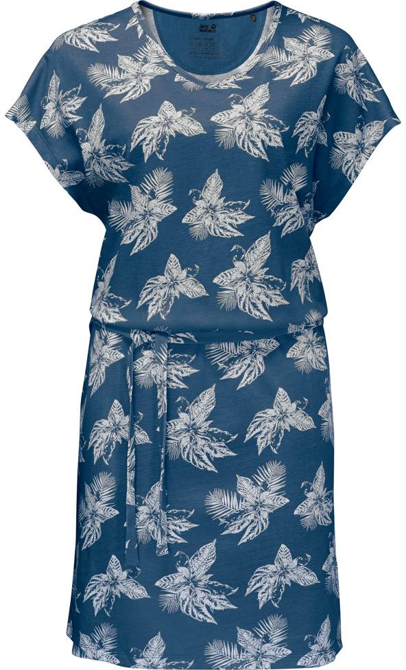 TROPICAL DRESS Ocean wave all over XXL