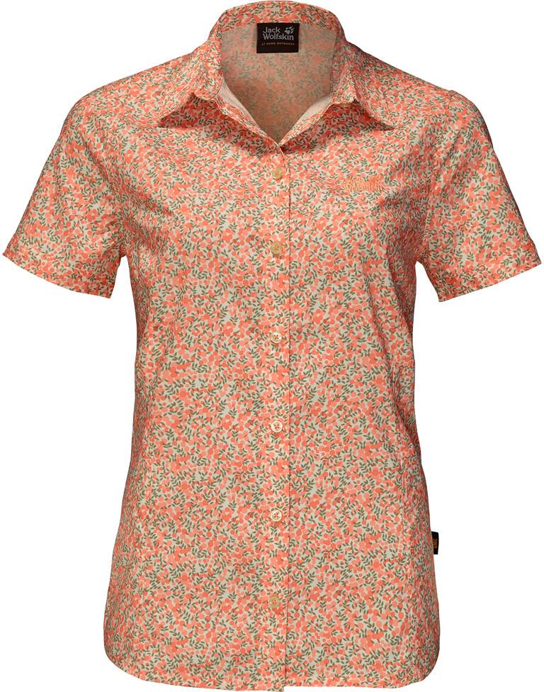 SONORA MILLEFLEUR SHIRT Papaya all over XL