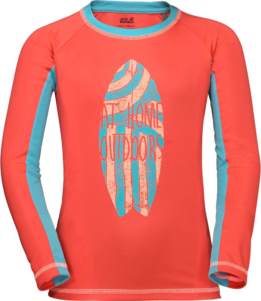 Shoreline Longsleeve Kids Coral 116