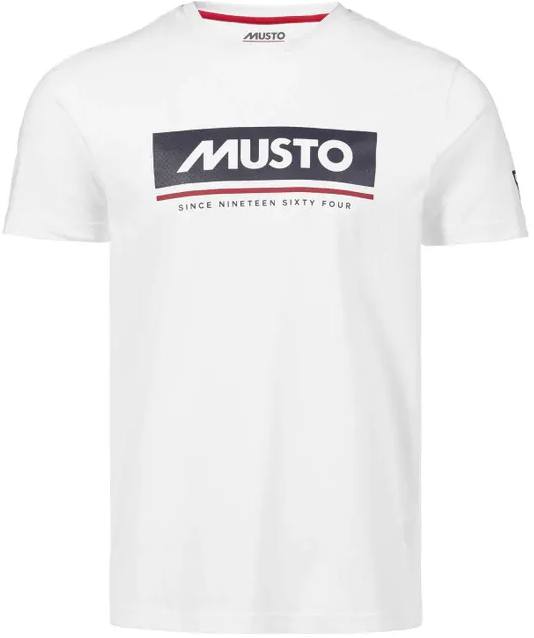 Musto Marina Logo Tee Valkoinen XXL