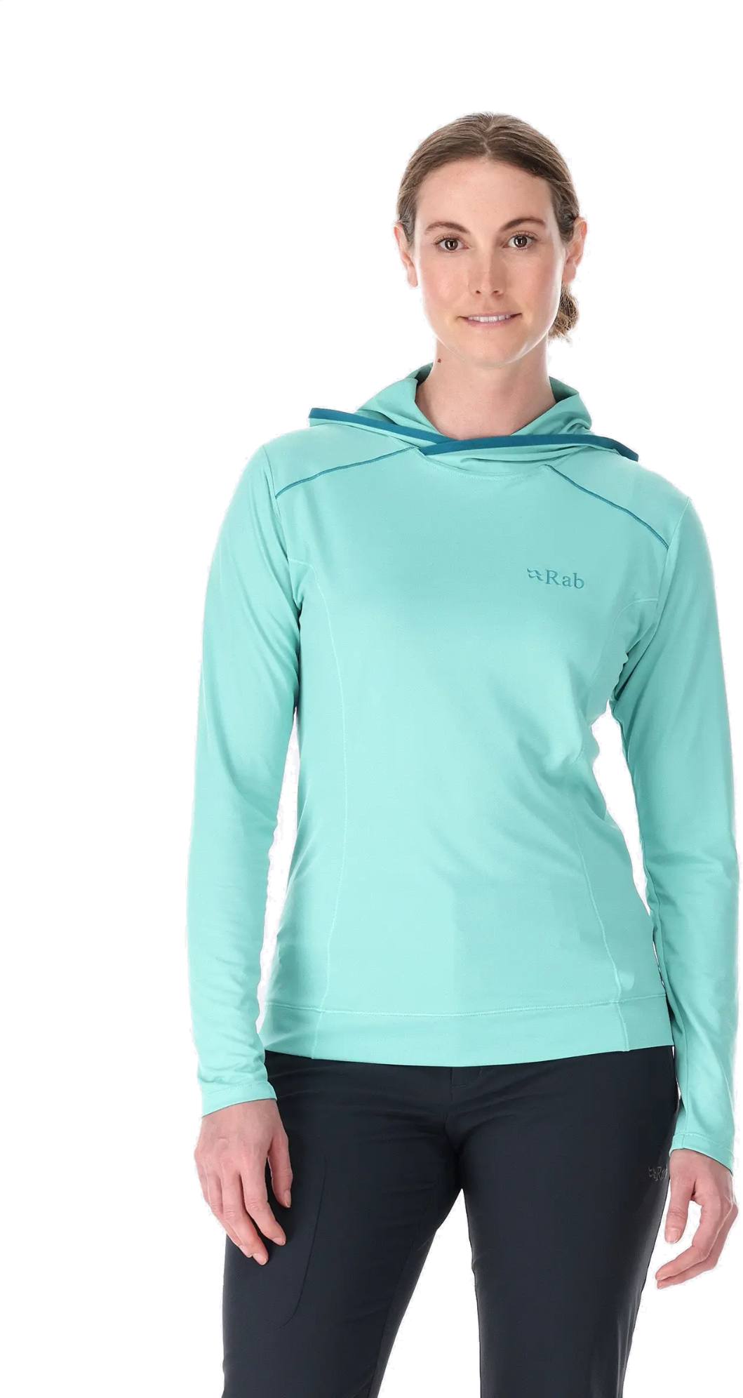 Rab Women’s Force Hoody Turkoosi 16