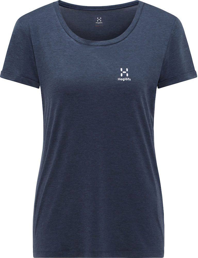 Haglöfs Ridge Hike Tee Women Tarn Blue L