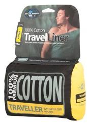 Cotton Travel Liner Navy