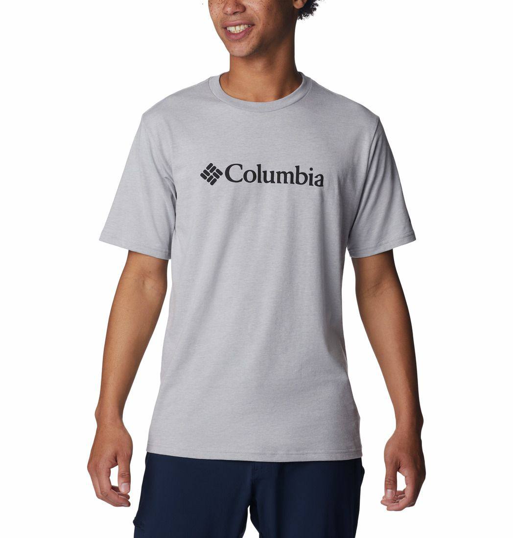 Columbia Basic Logo Tee Harmaa XXL