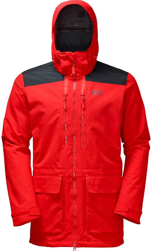 THE PAN-AMERICAN TREK JACKET Fiery Red XL