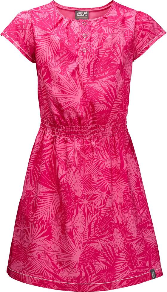 JUNGLE DRESS GIRLS Hot pink all over 140