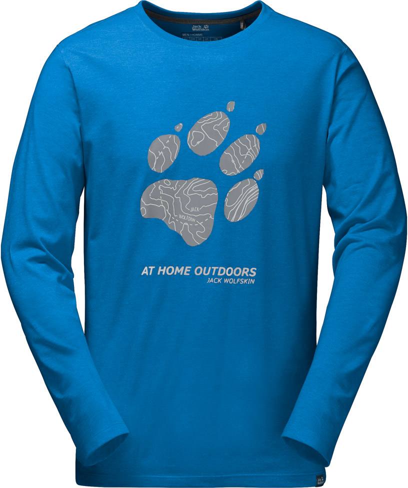 Paw Map Longsleeve Sininen XXL