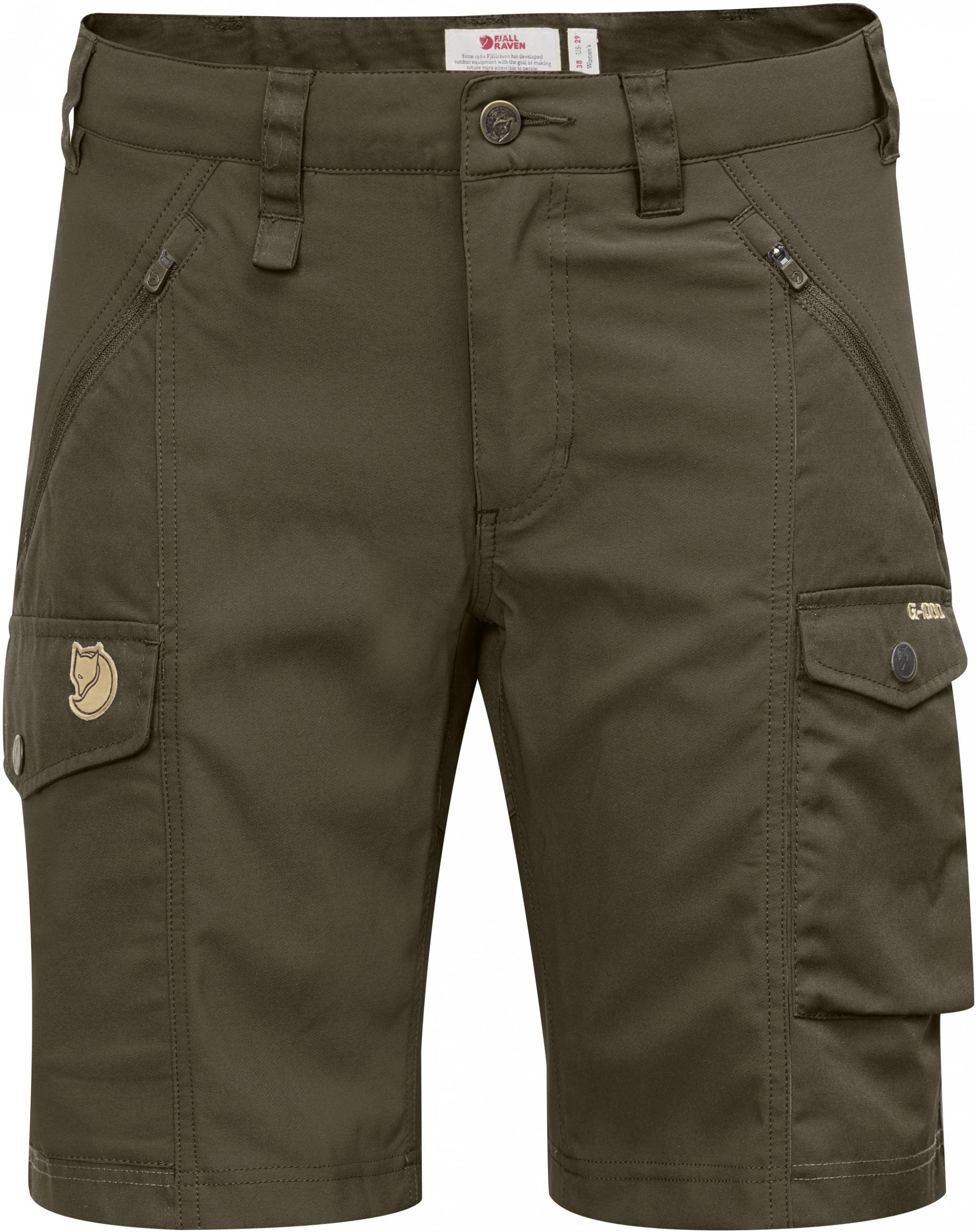 Nikka Shorts Curved Dark olive 48