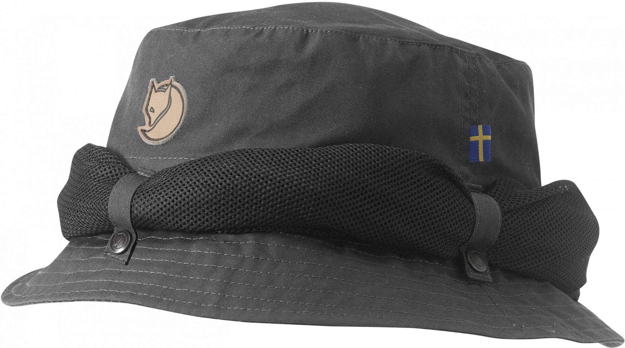 Fjällräven Marlin Mosquito Hat Tummanharmaa L