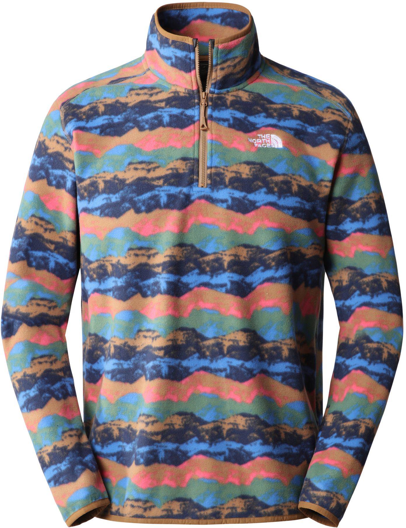 The North Face Glacier 100 1/4 Zip Ruskea M