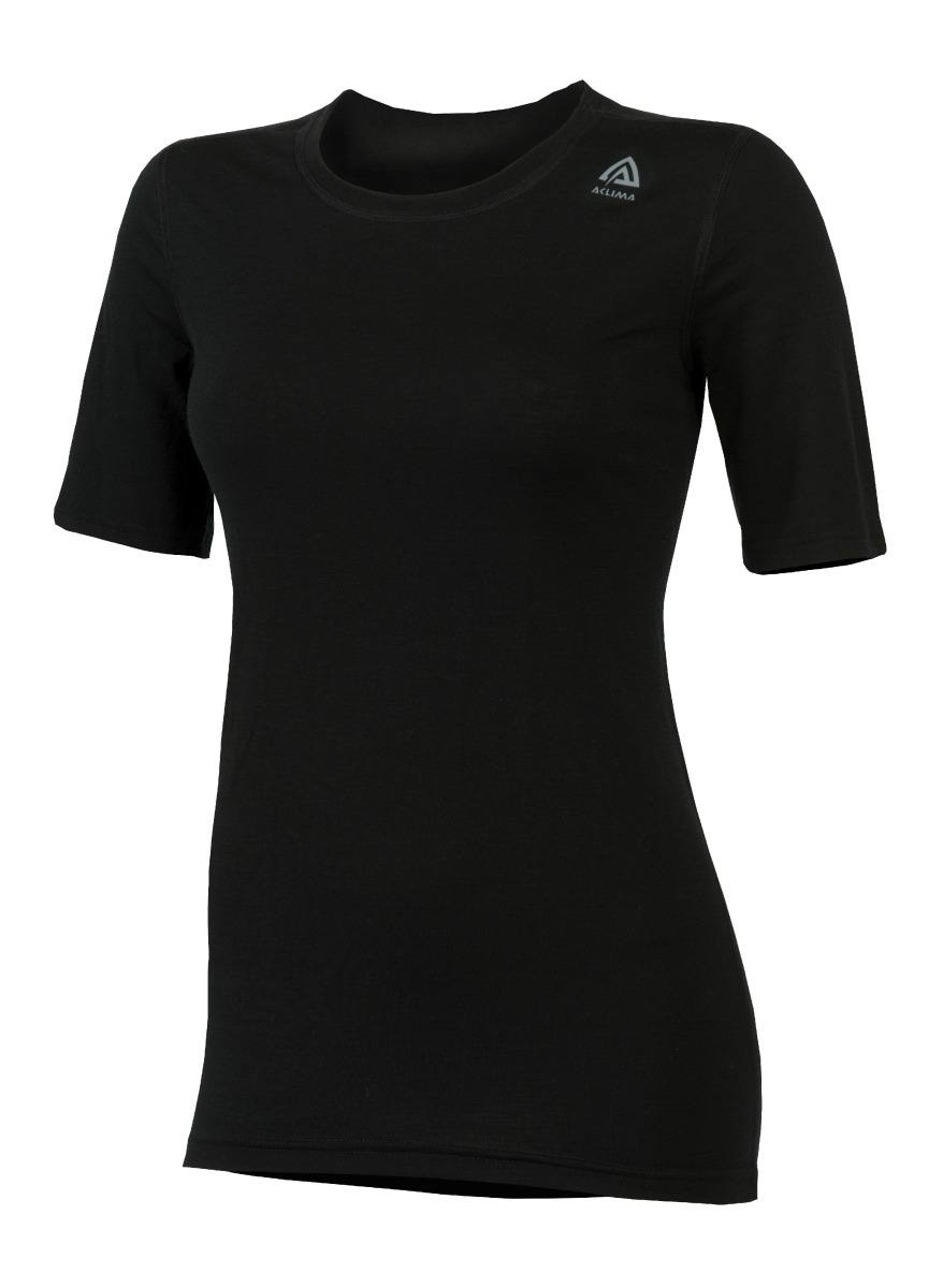 Lightwool Women’s T-Shirt Classic Musta XS