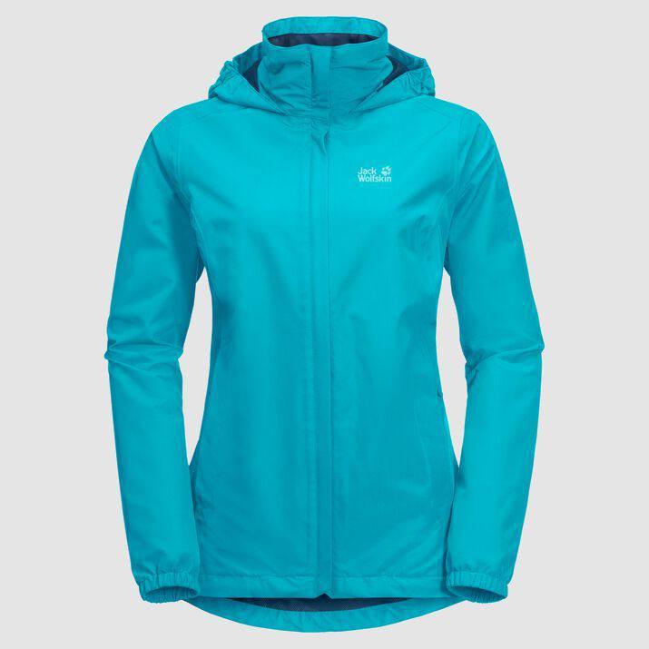 Jack Wolfskin Stormy Point Women’s Jacket Aqua L