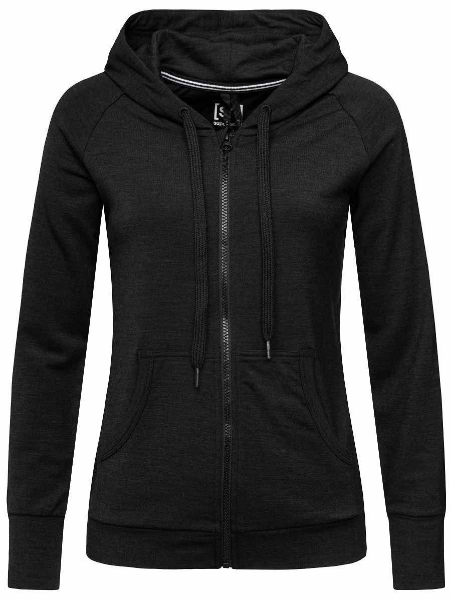 Supernatural W Essential Zip Hoodie Musta L