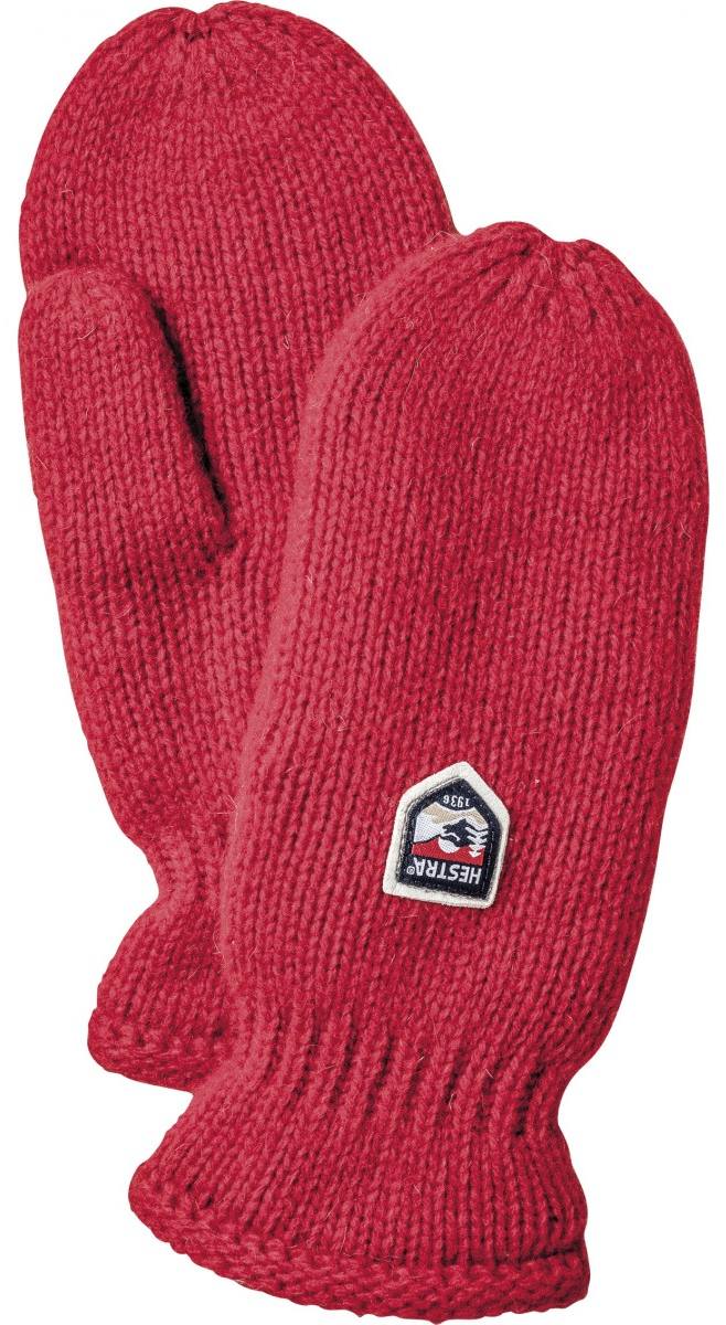 Hestra Basic Wool Mitt Punainen 10