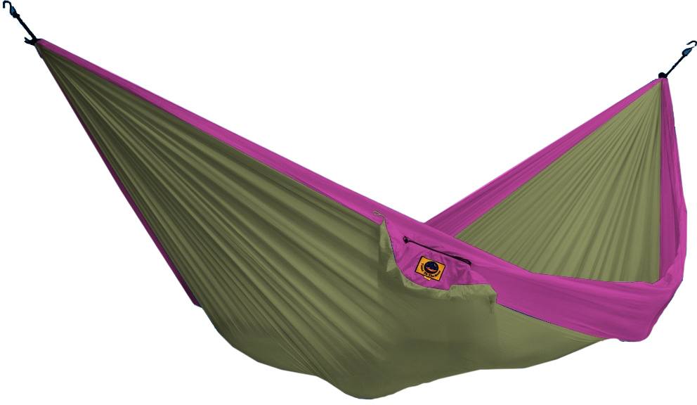 Hammock Single Khaki/pinkki