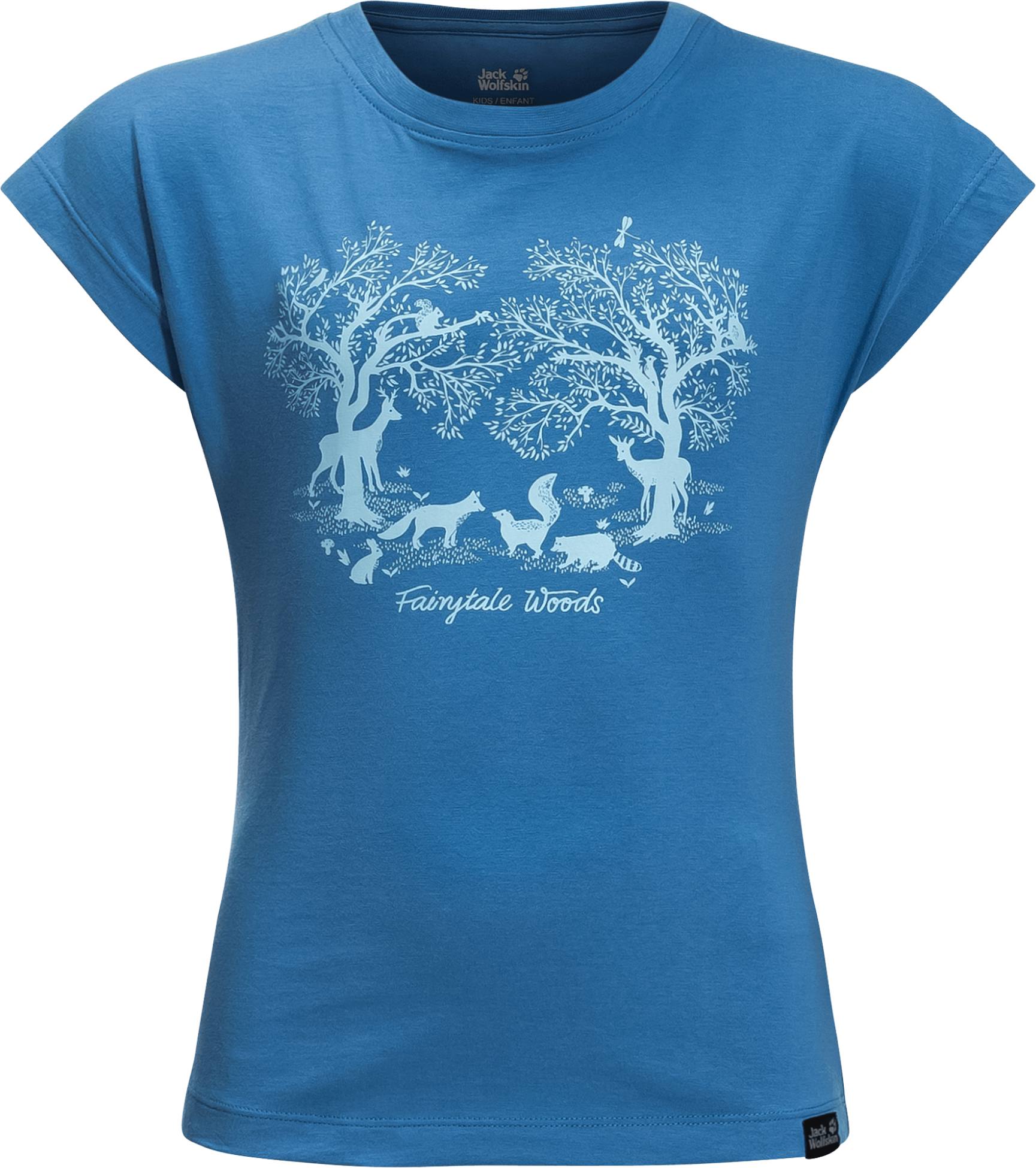 Jack Wolfskin Fairytale Tee Girls Sininen 116