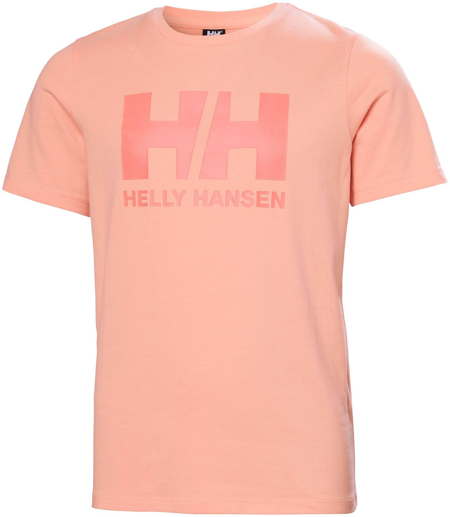 Helly Hansen JR Logo Tee Pink Rose 140