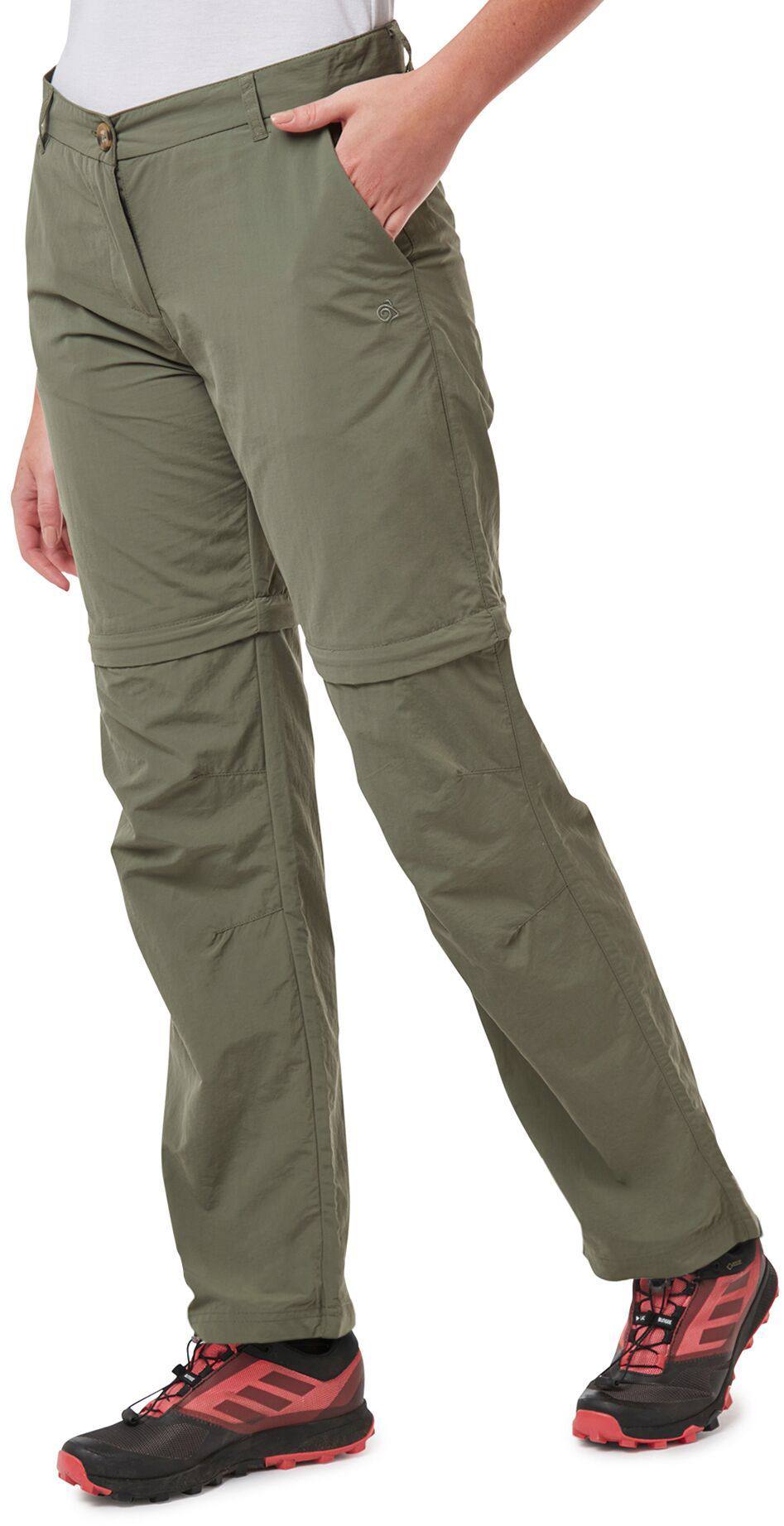 Women’s Nosilife Convertible Long Trousers Moss 10