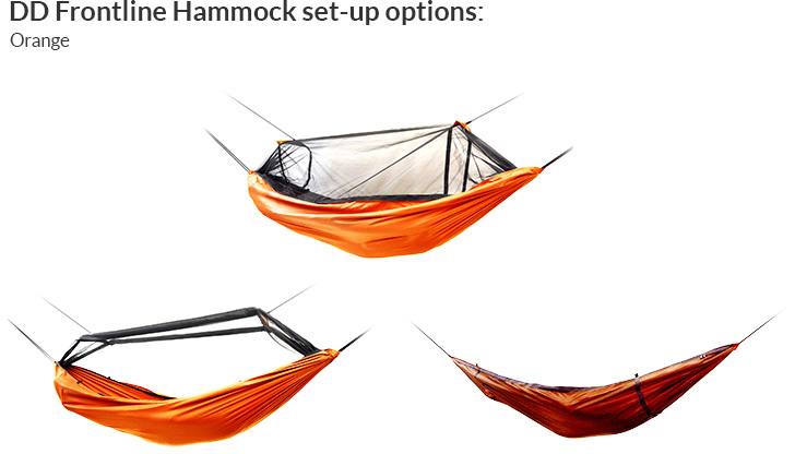 DD Hammocks Frontline Hammock Oranssi