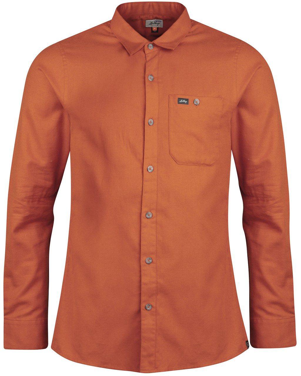 Lundhags Men’s Ekren Solid LS Shirt Amber L