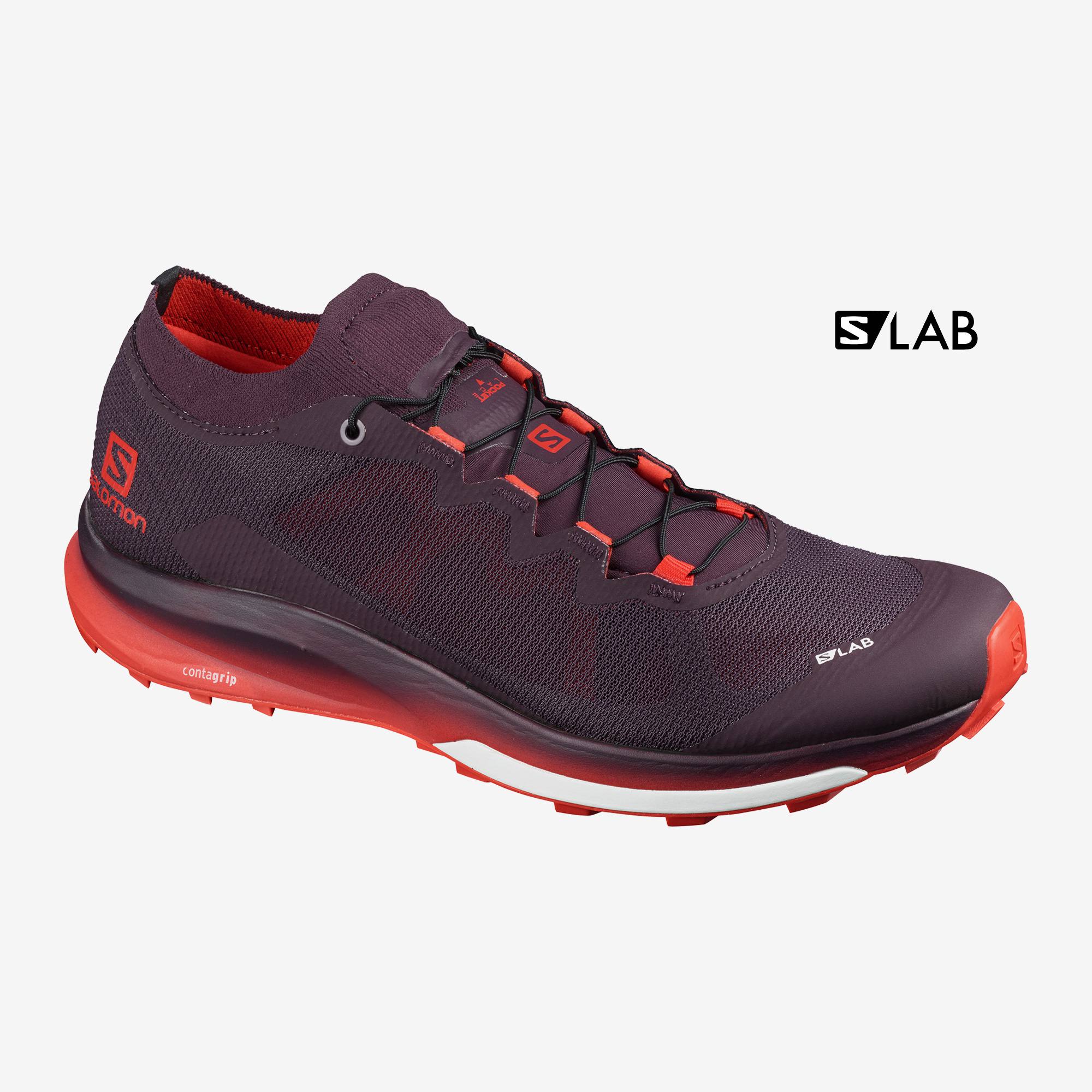 Salomon S/Lab Ultra 3 Tummanpunainen UK 7,5