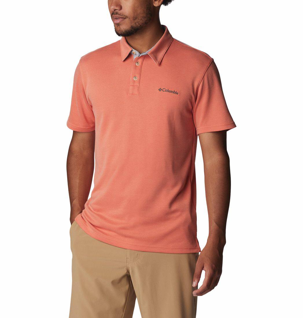 Columbia Nelson Point Polo Oranssi M