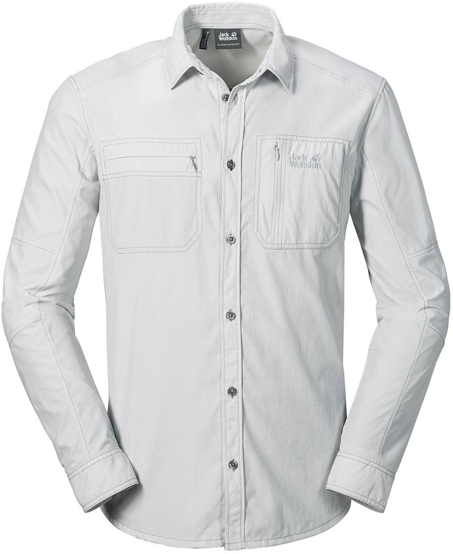 Rayleigh Stretch Vent Shirt Vaaleanharmaa L