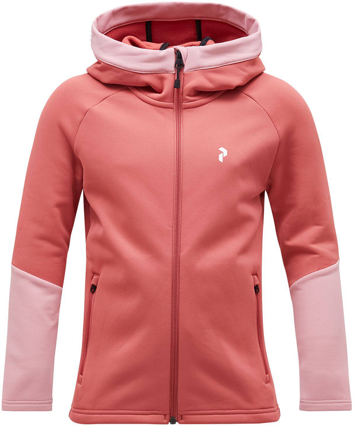 Peak Performance Jr Rider Zip Hood Pinkki 130