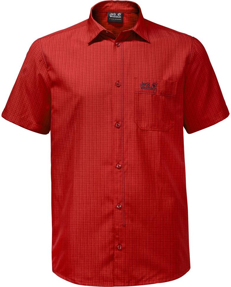 EL DORADO SHIRT MEN Fiery red checks L