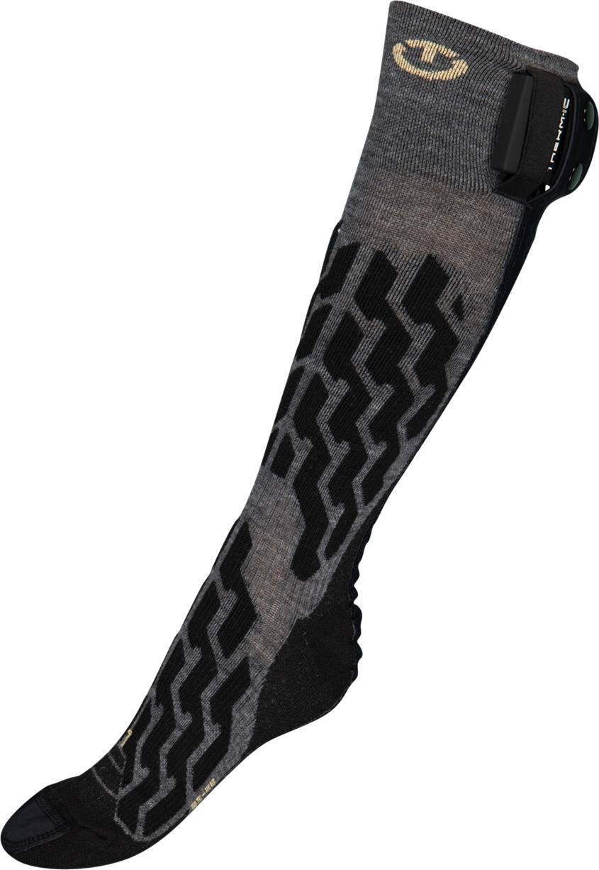 Therm-Ic Powersock Set Uni+S1200 Musta 45 – 47