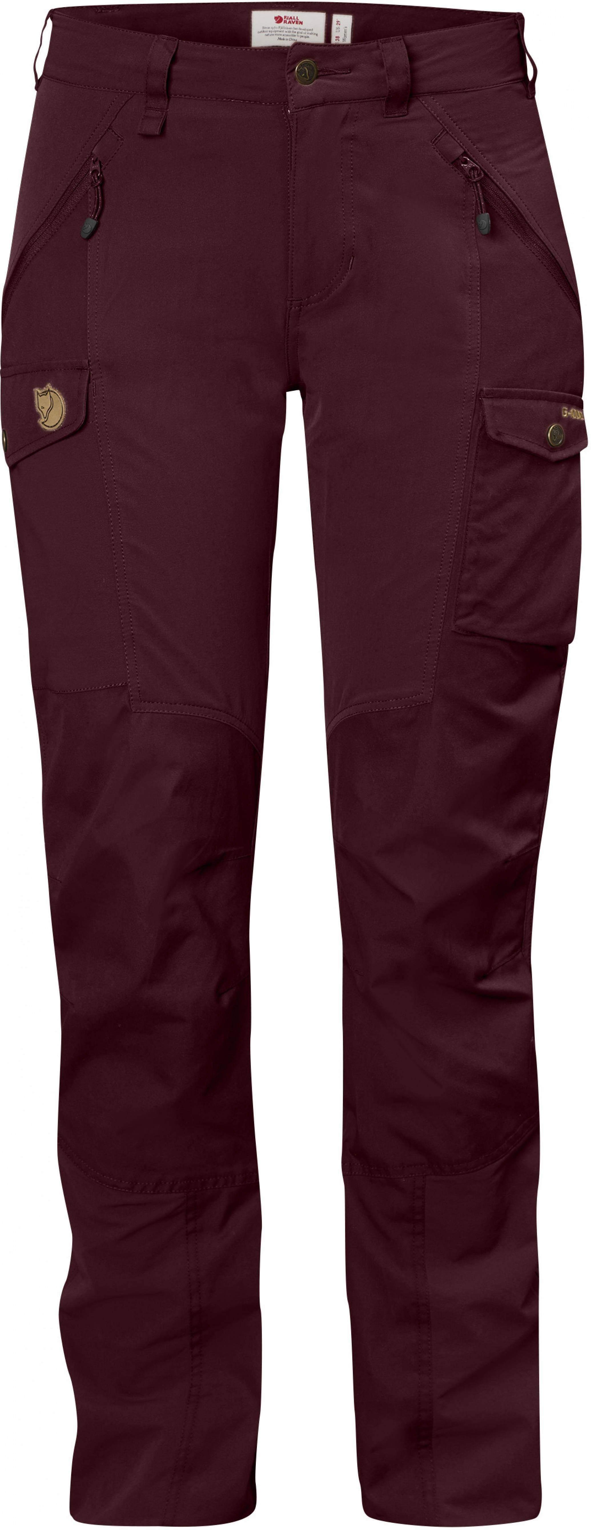 Nikka Trousers Curved Tummanpunainen 38